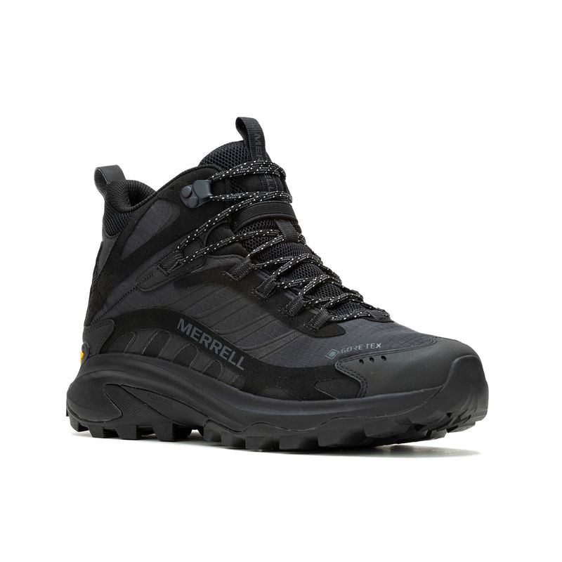 Botin-Hombre-Moab-Speed-2-Mid-Gore-Tex-Negro-Merrell