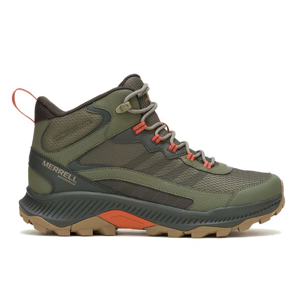 Botín Hombre Speed Strike 2 Mid Waterproof Oliva Merrell