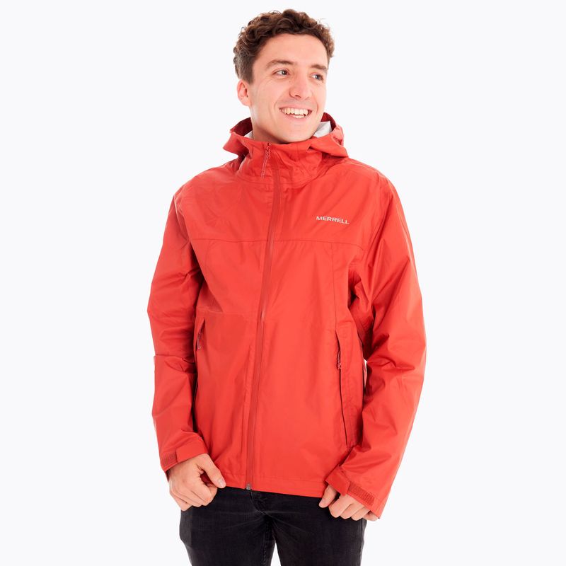 Impermeable-Hombre-Fallon-Rain-Shell-Rojo-Merrell