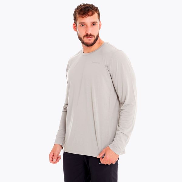 Polera Hombre Everyday With Tencel Gris Merrell