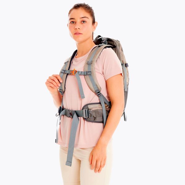 Mochila Unisex Kern 35L Gris/Café Merrell