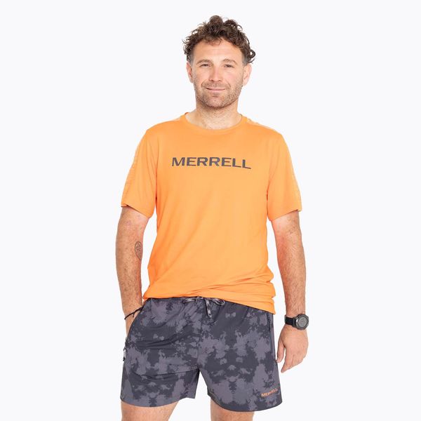 Short Hombre Trail Running Edición Skyfire Gris Merrell