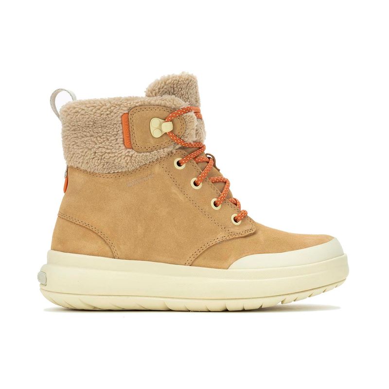 Botin-Mujer-Marquette-Thermo-Lac-Beige-Merrell