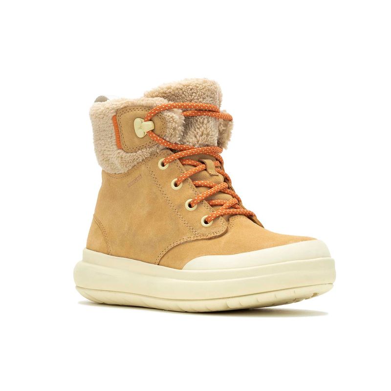 Botin-Mujer-Marquette-Thermo-Lac-Beige-Merrell
