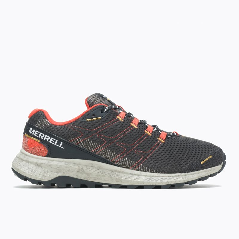 Zapatilla-Hombre-Fly-Strike-Negro-Naranjo-Merrell