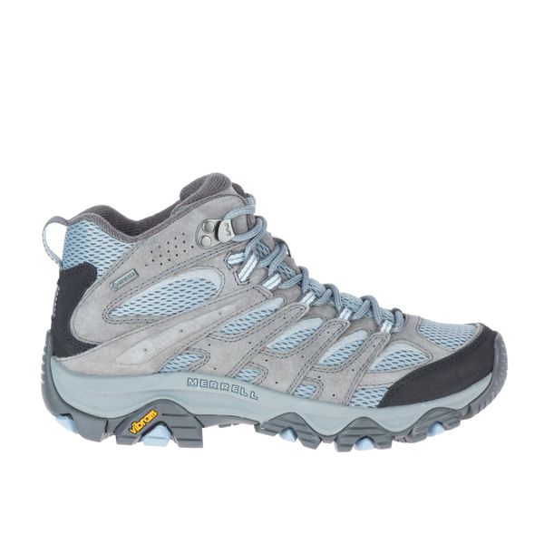 Botin Mujer Moab 3 Mid Gore-Tex Gris Claro Merrell