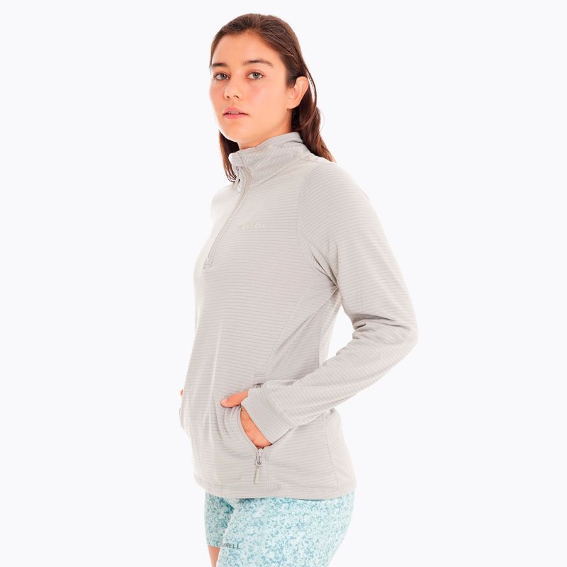 Poleron-Mujer-Trail-Running-Redwood-Gris-Merrell