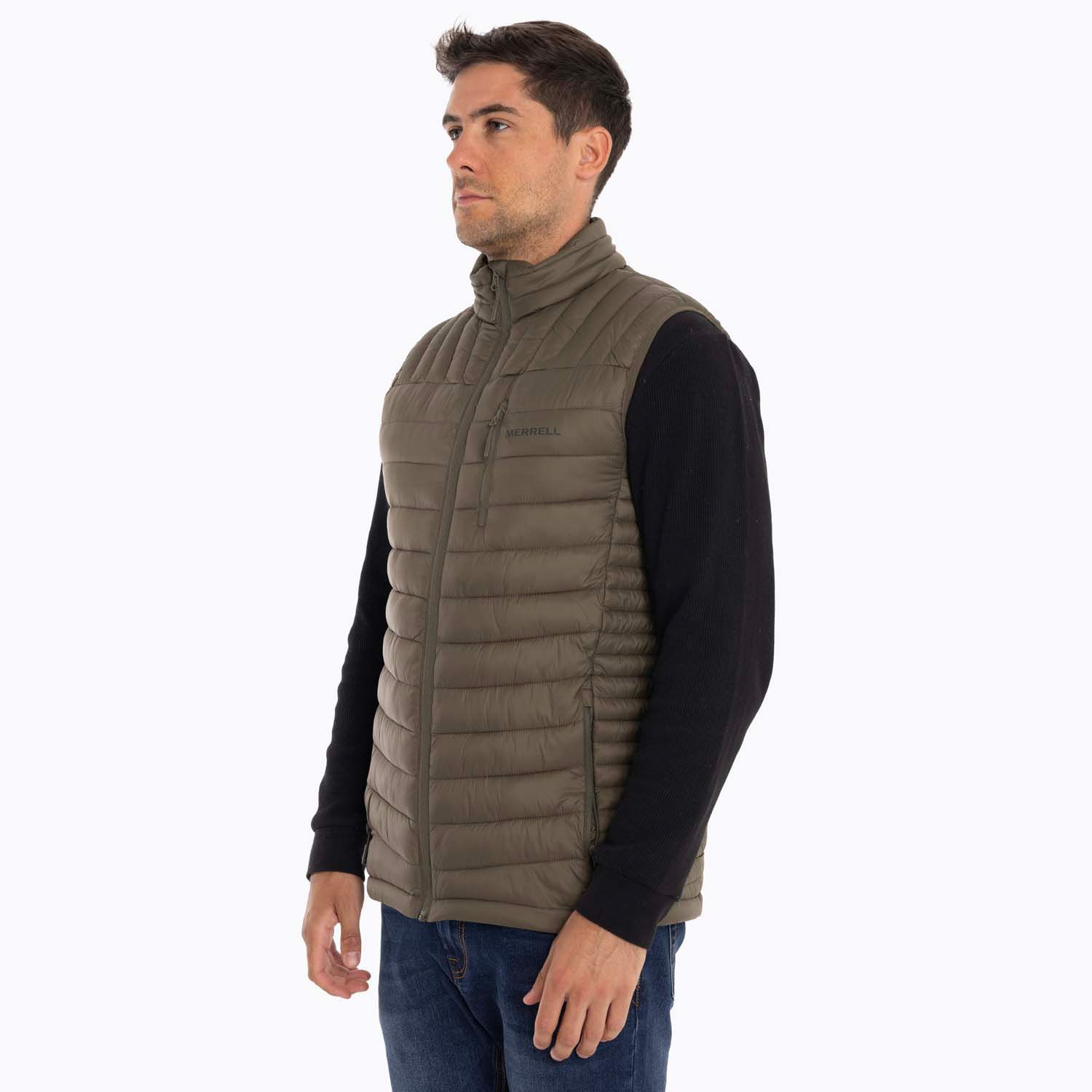 Parka Sin Mangas Hombre Full Zipper Merrell-Merrell Chile