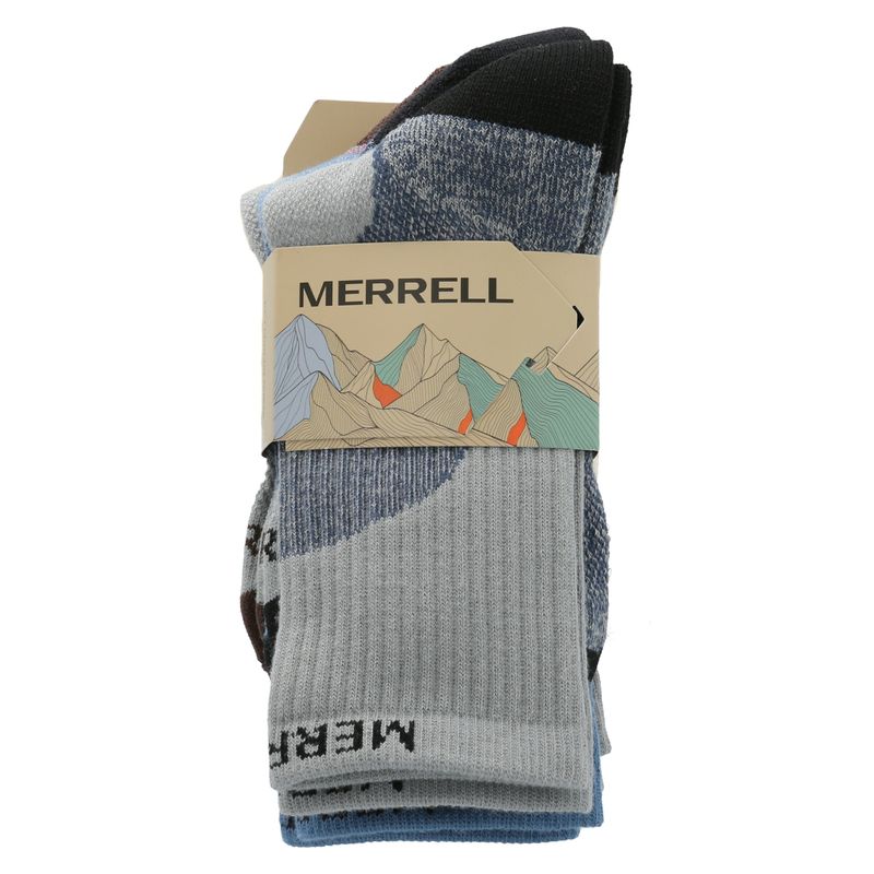 Calcetin-Unisex-Tri-Pack-Floyd-Technical-Crew-Negro-Merrell