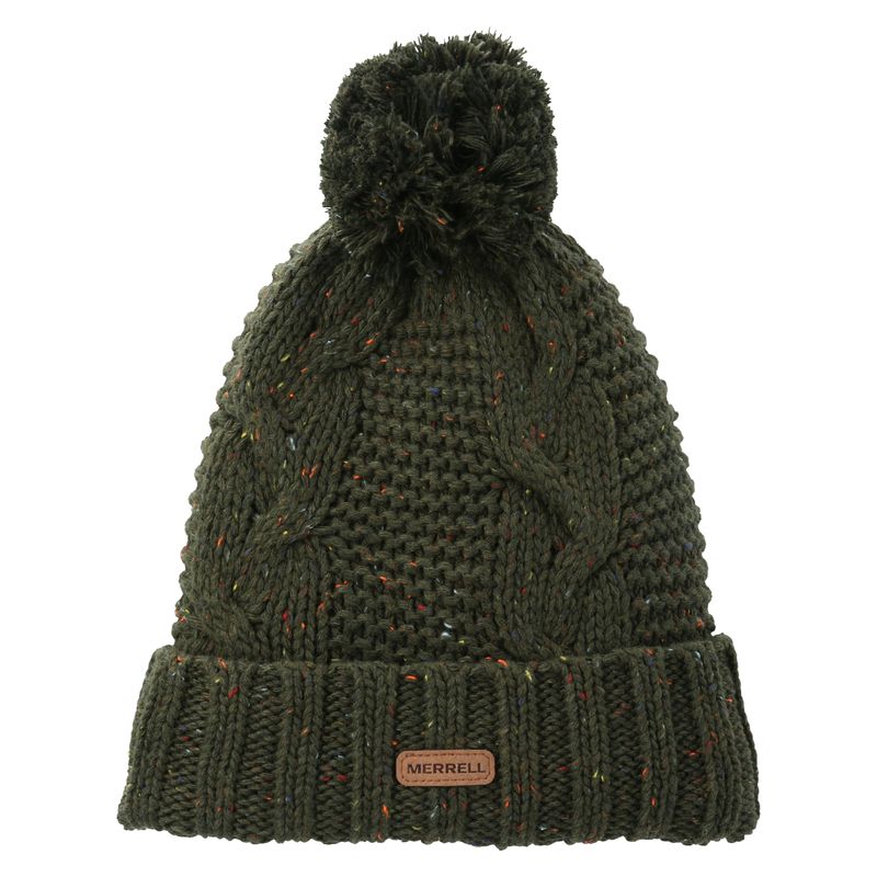 Gorro-Unisex-Ospika-2-Layer-Pompo-Verde-Merrell