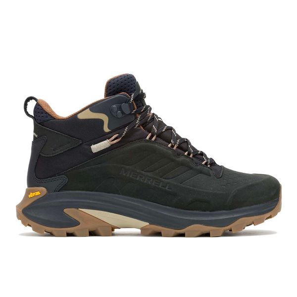 Botin Hombre Moab Speed 2 Leather Mid Waterproof Negro Merrell