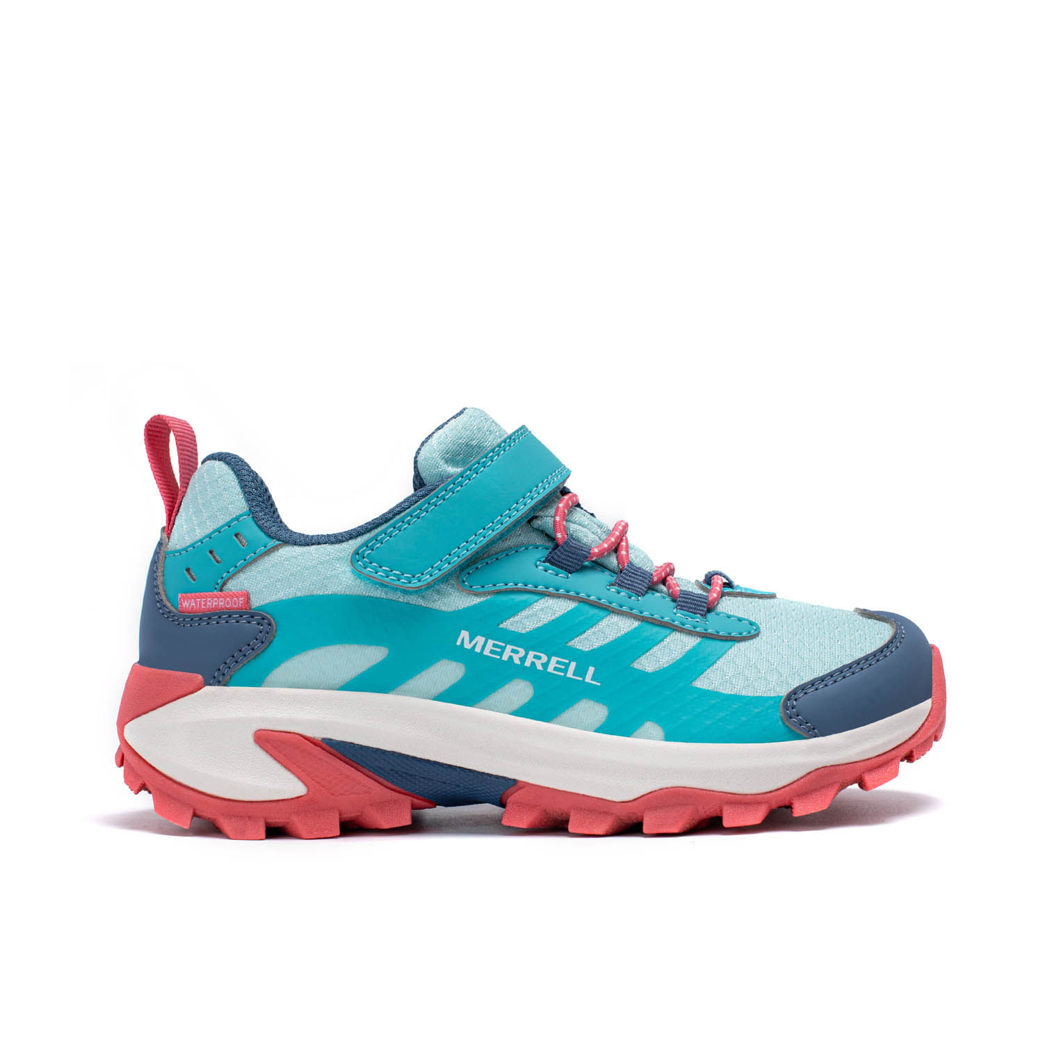 Merrell - Zapatilla Niña Moab Speed 2 Low AC Waterproof Celeste Merrell ...