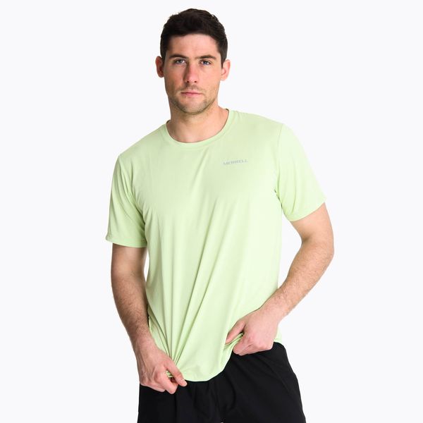 Polera Manga Corta Hombre Birdsville Verde Claro Merrell