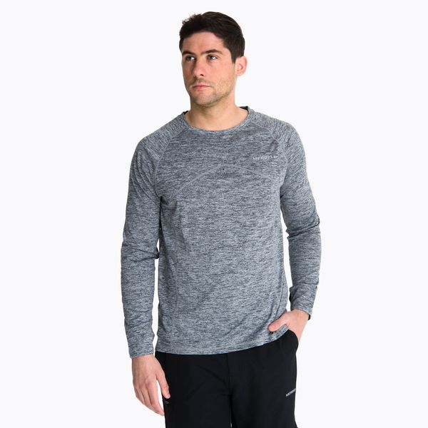 Polera Manga Larga Hombre Sport Gris Oscuro Merrell