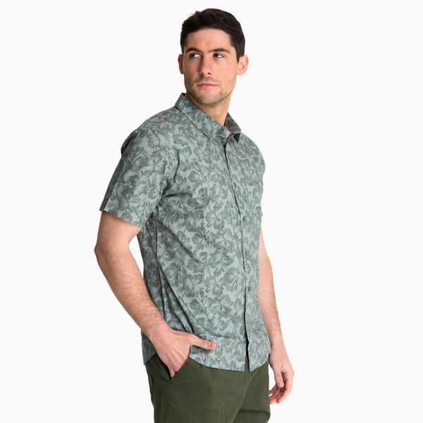 Camisa Manga Corta Hombre Bluff Verde Merrell