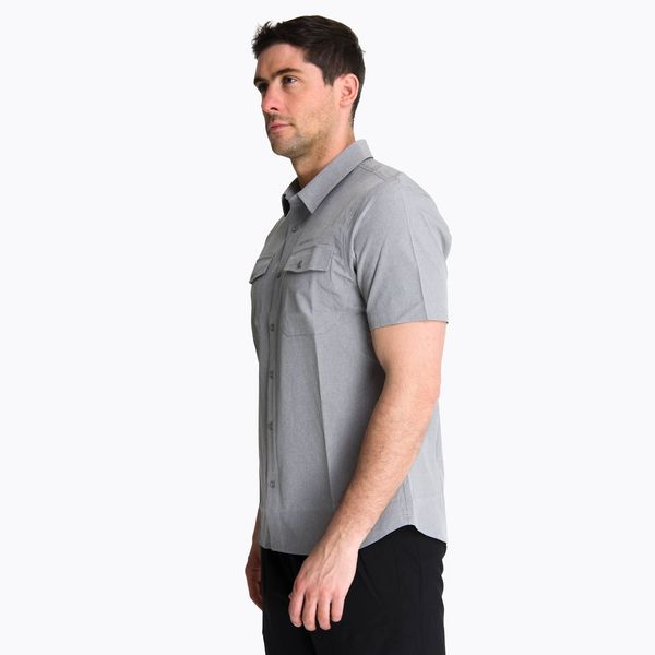 Camisa Manga Corta Hombre Akaroa Gris Merrell