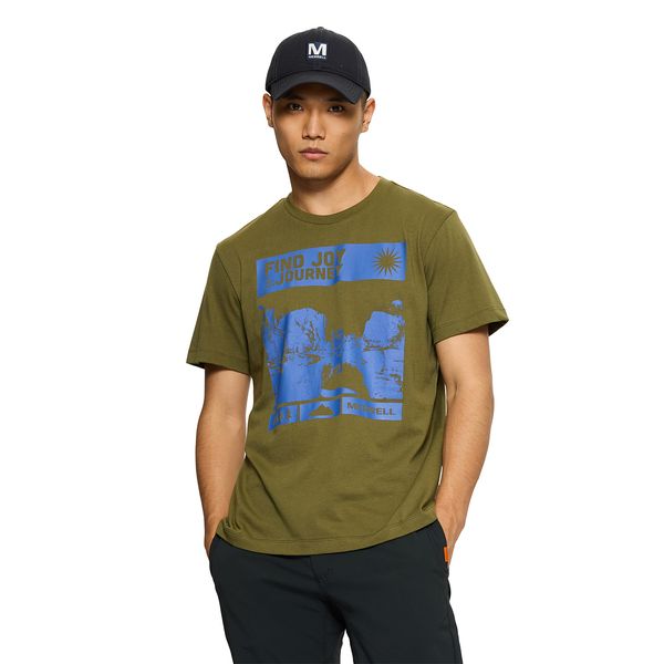 Polera Manga Corta Hombre Joy Verde Merrell
