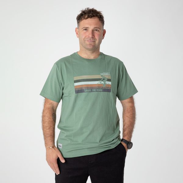 Polera Hombre Fireflies Hi Rider Verde Merrell