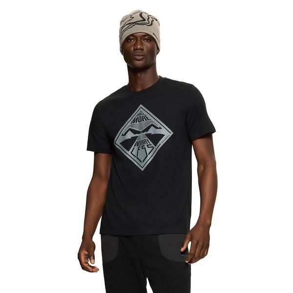 Polera Manga Corta Hombre Worry Less Negro Merrell