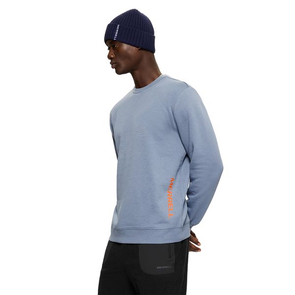 Poleron Hombre Dobby Azul Merrell