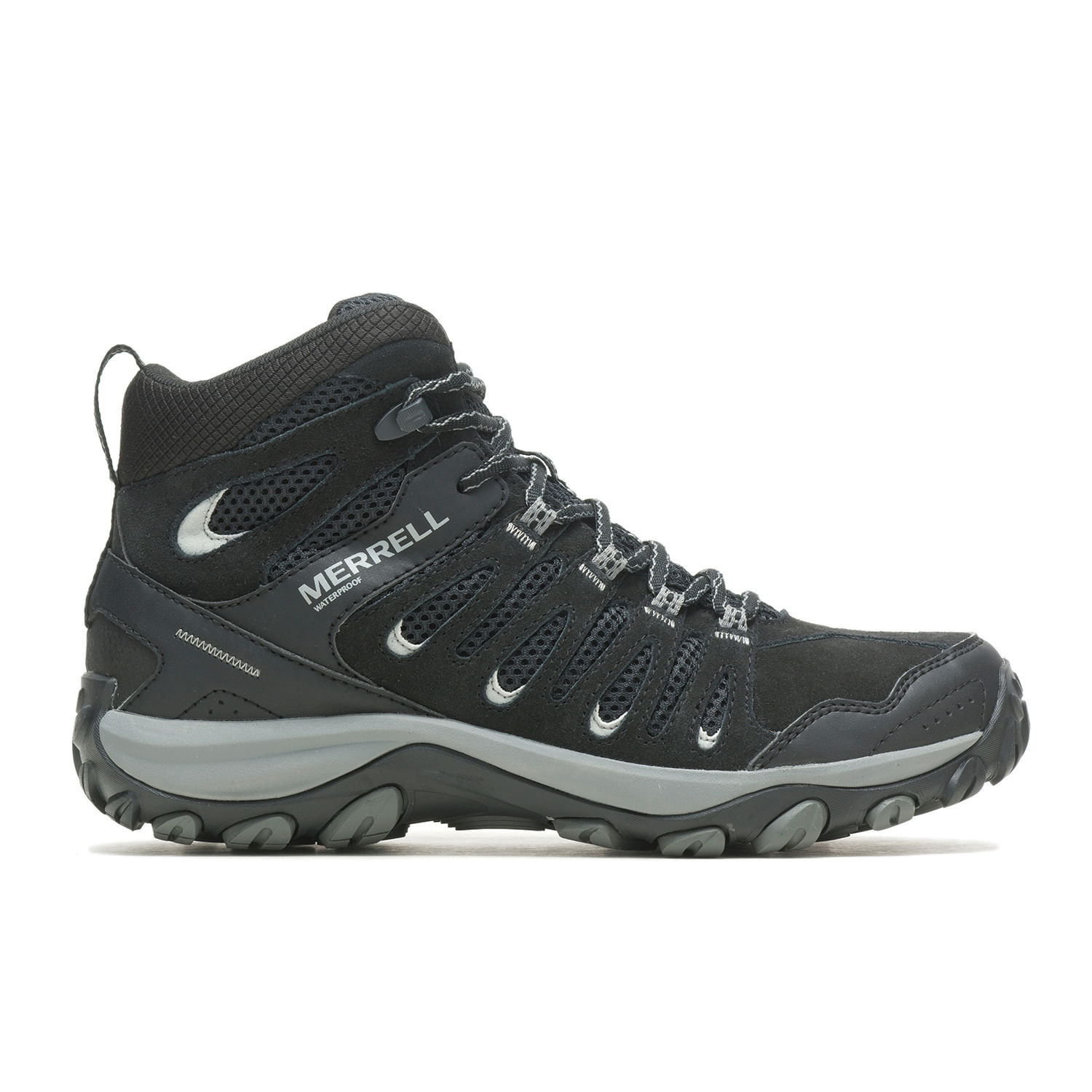 Botin Hombre Crosslander 3 Mid Waterproof Negro Merrell