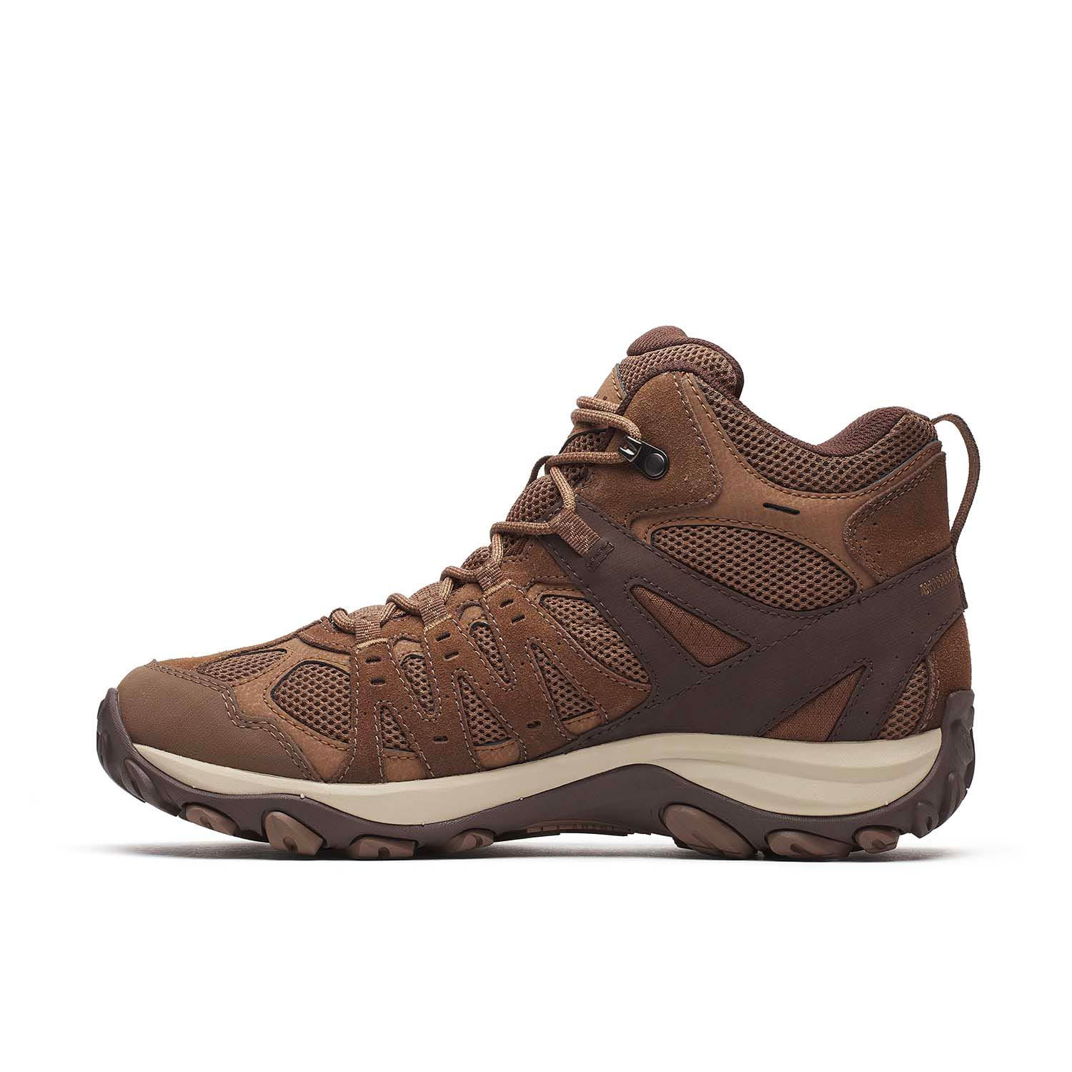 Botin Hombre Accentor 3 Mid Waterproof Café Merrell