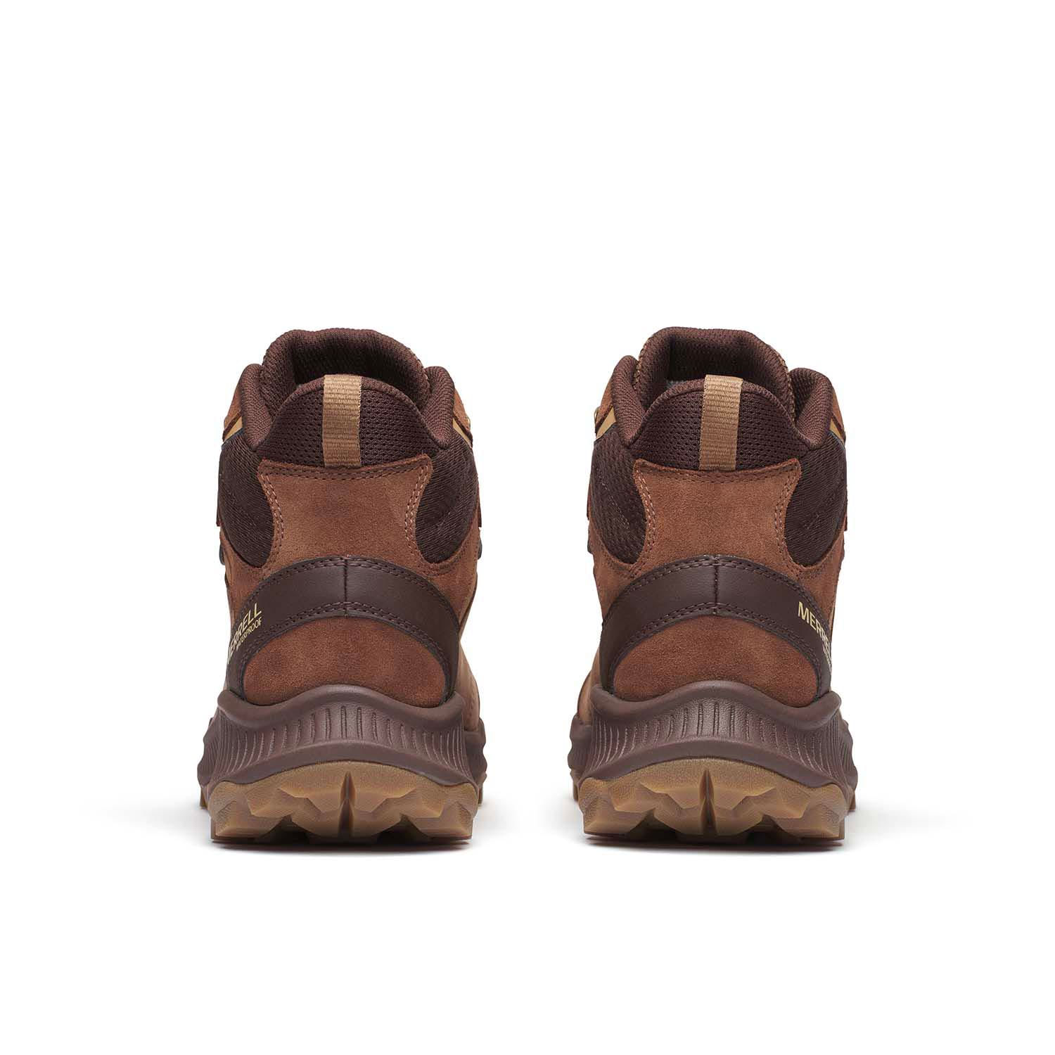 Botin Hombre Speed Strike 2 Leather Mid Waterproof Café Merrell