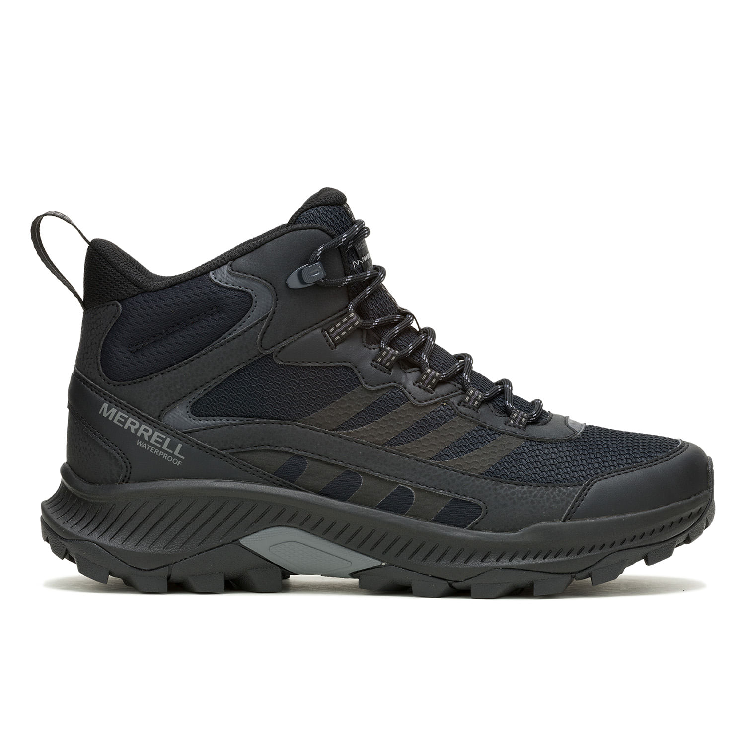 Botín Hombre Speed Strike 2 Mid Waterproof Negro Merrell