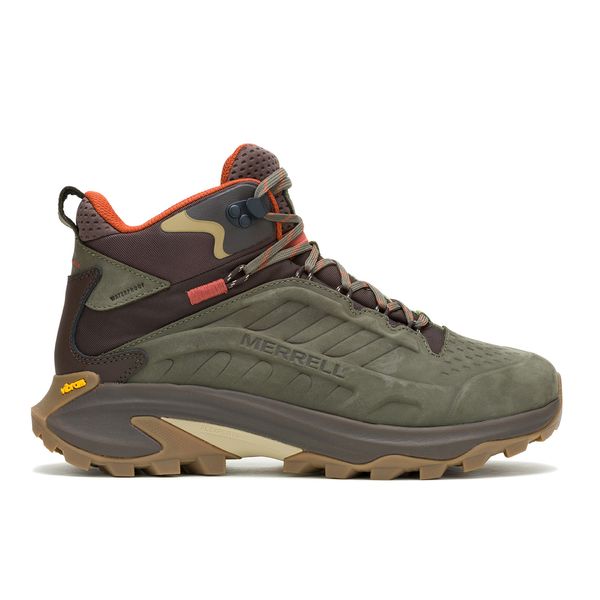 Botin Hombre Moab Speed 2 Leather Mid Waterproof Verde Merrell