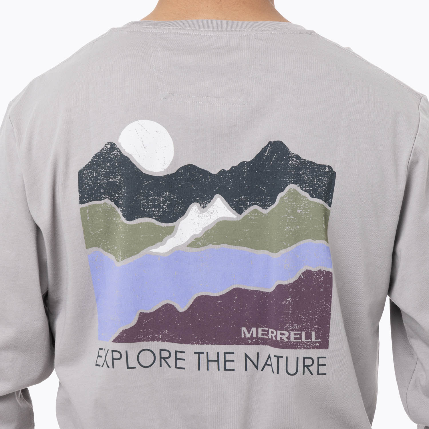 Polera Hombre Logo Gris Merrell