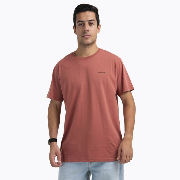 Polera Manga Corta Hombre Sapais Rojo Merrell